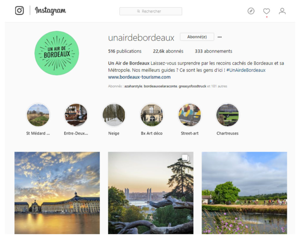 Découvrir Bordeaux avec @instagram - Agence immobilière Bordeaux Clés en Main