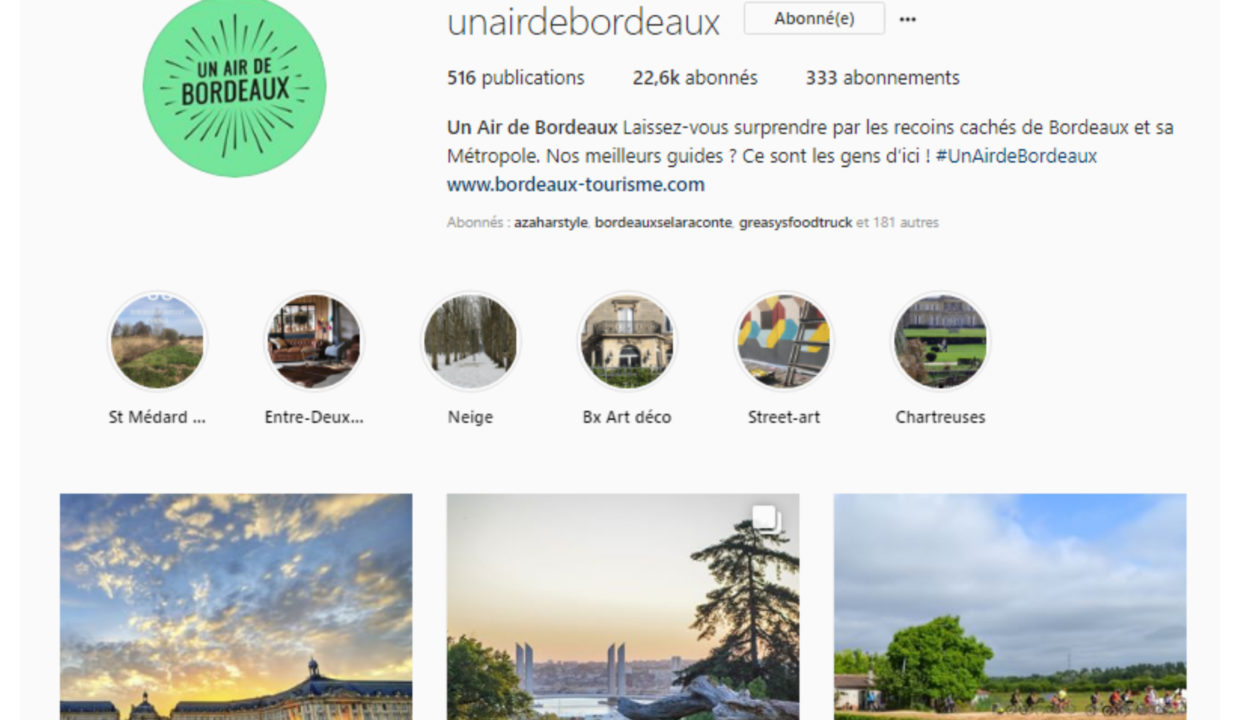 Un air de Bordeaux Instagram